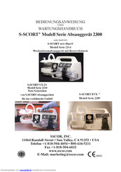 SSCOR S-SCORT VX-2 Bedienungsanweisung Und Wartungshandbuch