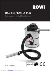 Rowi 110 W/12 L Akku Inox Betriebsanleitung