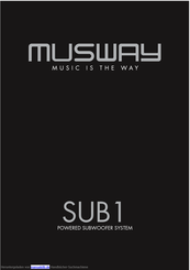 Musway SUB 1 Bedienungsanleitung