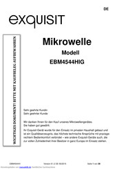 Exquisit EBM4544HIG Bedienungsanleitung