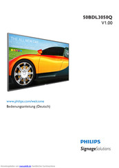 Philips SignageSolutions 50BDL3050Q Bedienungsanleitung