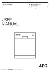 AEG FSE83800P Benutzerinformation