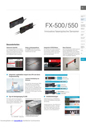 Panasonic Serie FX-501, FX-502, FX-505-C2 Bedienungsanleitung