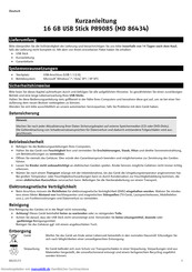 Medion P89085 Kurzanleitung