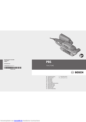 Bosch PBS 75 AE Originalbetriebsanleitung