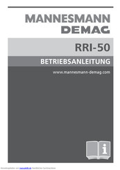 Mannesmann Demag RRI-50 Betriebsanleitung