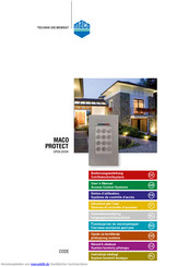 Maco PROTECT Bedienungsanleitung