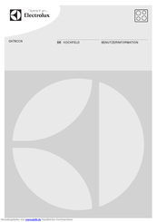 Electrolux GK78CCN Benutzerinformation