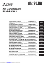 Mitsubishi Electric PUHZ-PP125VHA2 Installationshandbuch