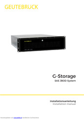 Geutebruck G-Storage Installationsanleitung