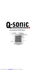 Q-Sonic PE-8992 Kurzanleitung
