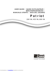 Best Power Patriot 425 VA Benutzerhandbuch