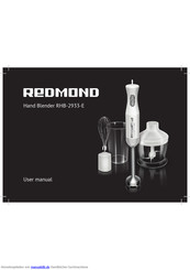 Redmond RHB-2933-E Gebrauchsanleitung