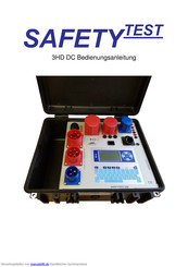 Safetytest 3HD DC Bedienungsanleitung