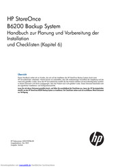 HP StoreOnce B6200 Handbuch