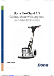 Bona FlexiSand 1.5 Gebrauchsanweisung Und Sicherheitshinweise
