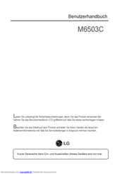 LG M6503C Benutzerhandbuch