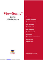 ViewSonic VS11453 Bedienungsanleitung