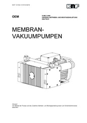 KNF N880 Original - Betriebs- Und Montageanleitung