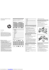 HP ProLiant SL335s G7 Installationsblatt