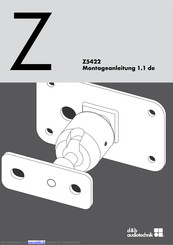 d&b audiotechnik Z5422 Montageanleitung