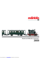 marklin 26609 Bedienungsanleitung