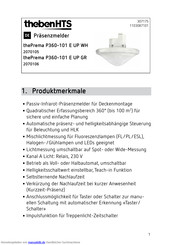 thebenHTS thePrema P360-101 E UP WH Handbuch