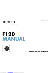 BONECO F120 Gebrauchsanweisung