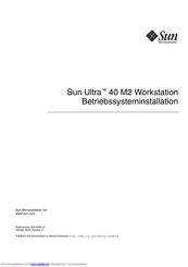 Sun Ultra 40 M2 Betriebsanleitung
