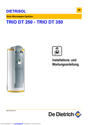 DE DIETRICH TRIO DT 250 Installations- Und Wartungsanleitung