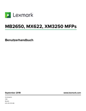 Lexmark XM3250 Benutzerhandbuch