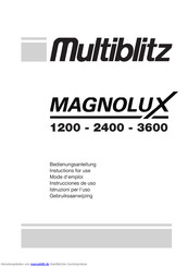 Multiblitz MAGNOLUX 1200 Bedienungsanleitung