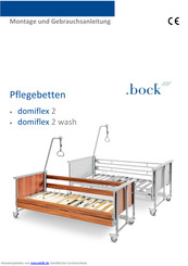 .bock domiflex 2 wash Montage- Und Gebrauchsanleitung
