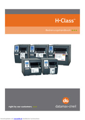 Datamax-O’Neil H-Class H-6xxx Standard serie Bedienungshandbuch