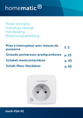 HomeMatic IP HmIP-PSM-PE Bedienungsanleitung