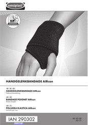 Sensiplast AIRcon Gebrauchsanweisung