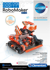 Clementoni RoboMaker Pro X3-SUMOBOT Anleitung