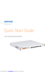 Sophos UTM 525 Schnellstartanleitung