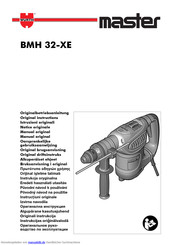 Master BMH 32-XE Originalbetriebsanleitung