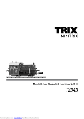 Trix MINITRIX 12343 Bedienungsanleitung