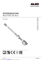 AL-KO MT 36 Li Betriebsanleitung