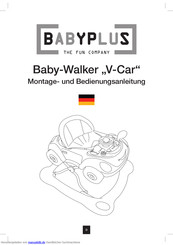 babyplus V-Car Montage- Und Bedienungsanleitung