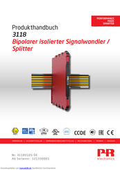 PR electronics 3118 Produkthandbuch
