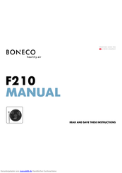 Boneco F210 Gebrauchsanweisung