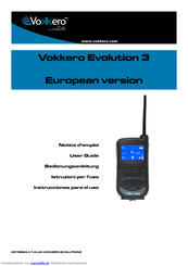Vokkero Evolution 3 Bedienungsanleitung