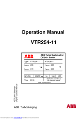 ABB VTR254-11 Betriebsanleitung