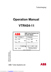 ABB VTR454-11 Bedienungsanleitung