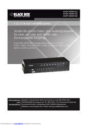 Black Box AVSP-HDMI1X2 Handbuch