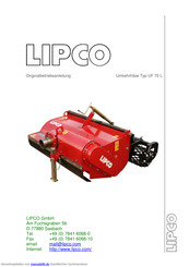 Lipco UF 70 L Originalbetriebsanleitung