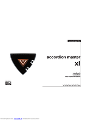 V3SOUND accordion master xl Handbuch